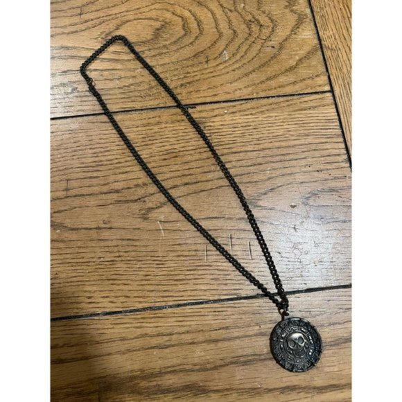 Pirates of the Caribbean Gold Coin Necklace - Picture 1 of 4